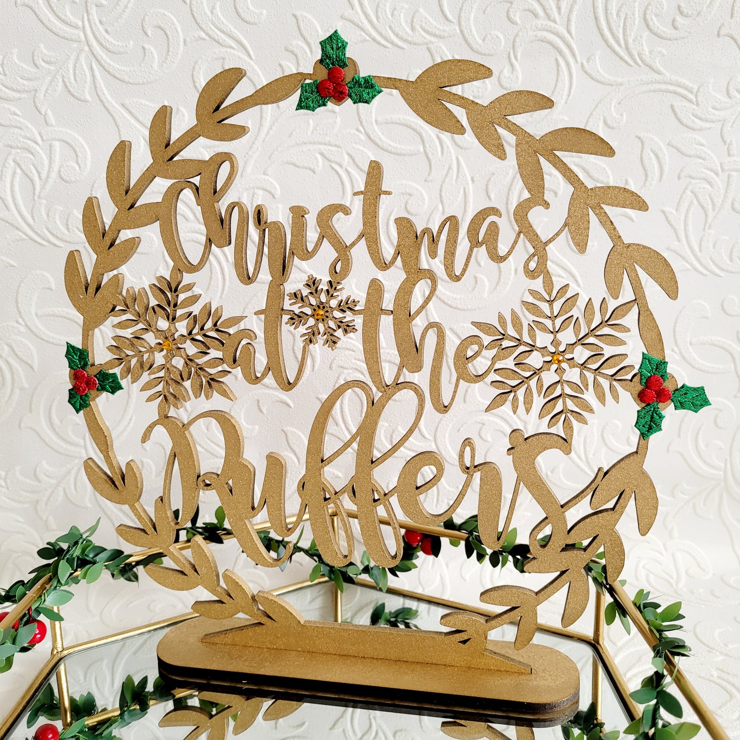 Christmas at the sign