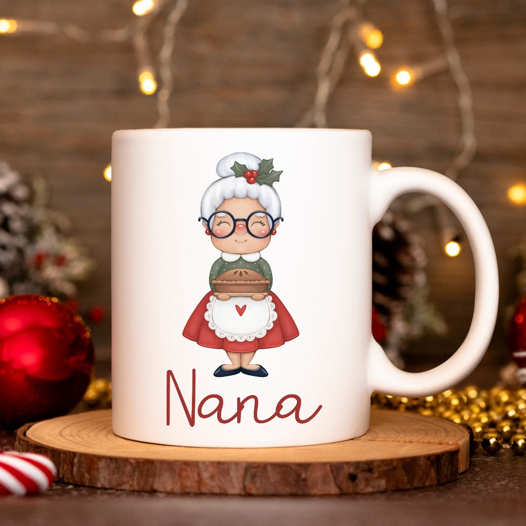 Personalised Mr and Mrs Santa Mugs