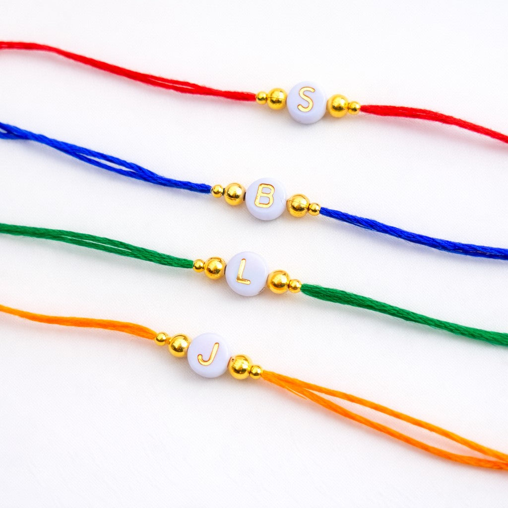 Personalised Initial Rakhi – Everyday Wear Rakhi