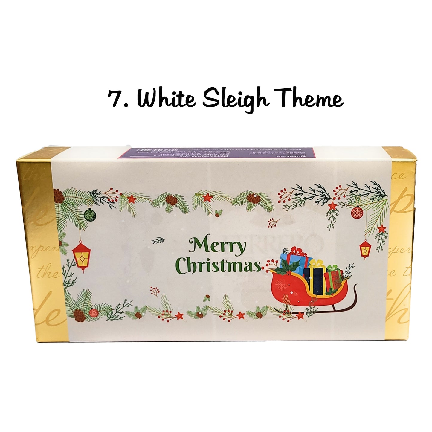 Christmas Theme Wrapped Ferrero Rocher Chocolate Gift