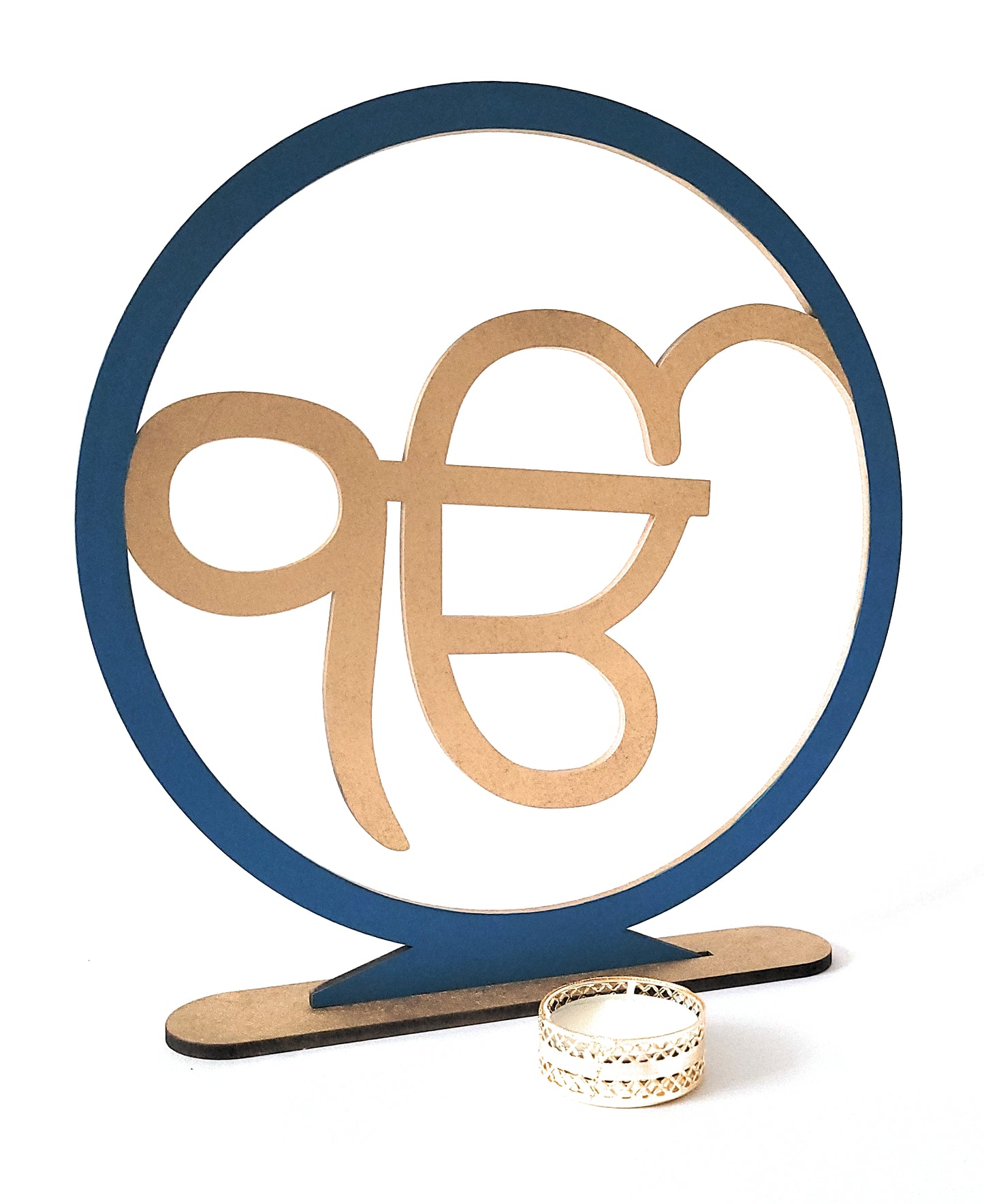Ek Onkar shaped freestanding sign for decoration and gift