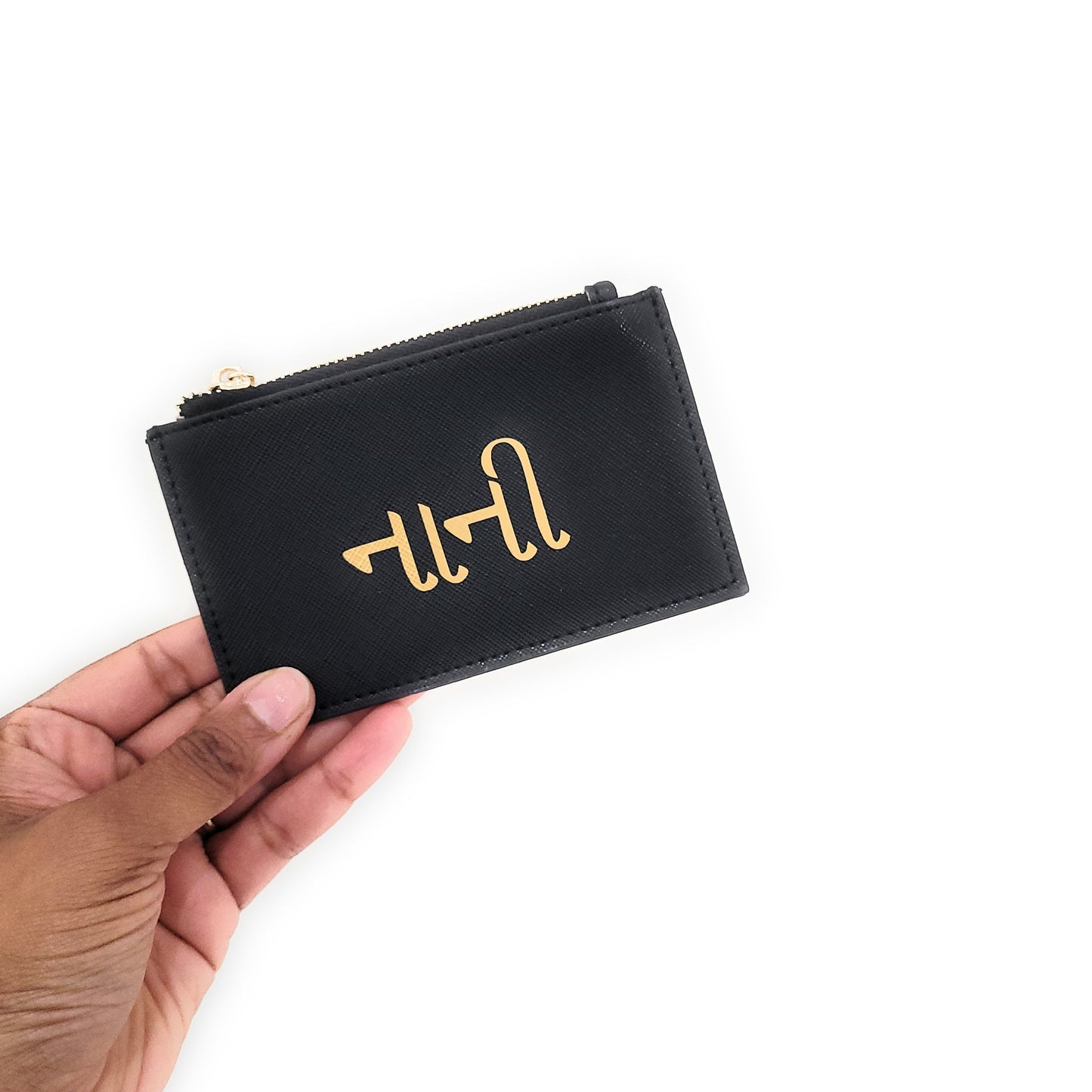 Personalised Gujarati card holder, personalised gift, bridal party gifts