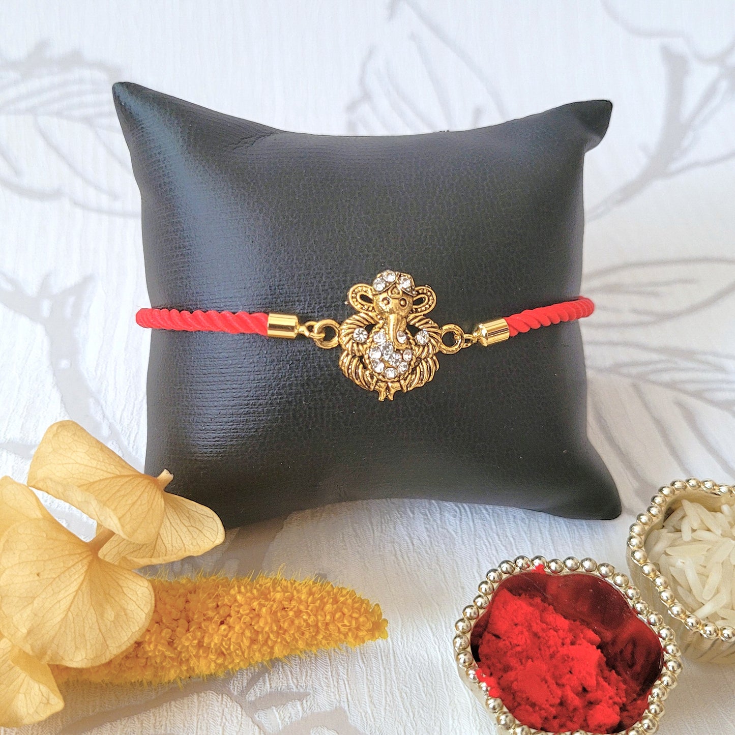 Bal Ganesh Rakhi Designer Style Adjustable Bracelet