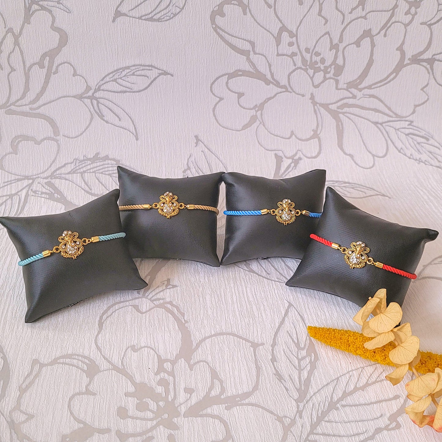 Bal Ganesh Rakhi Designer Style Adjustable Bracelet