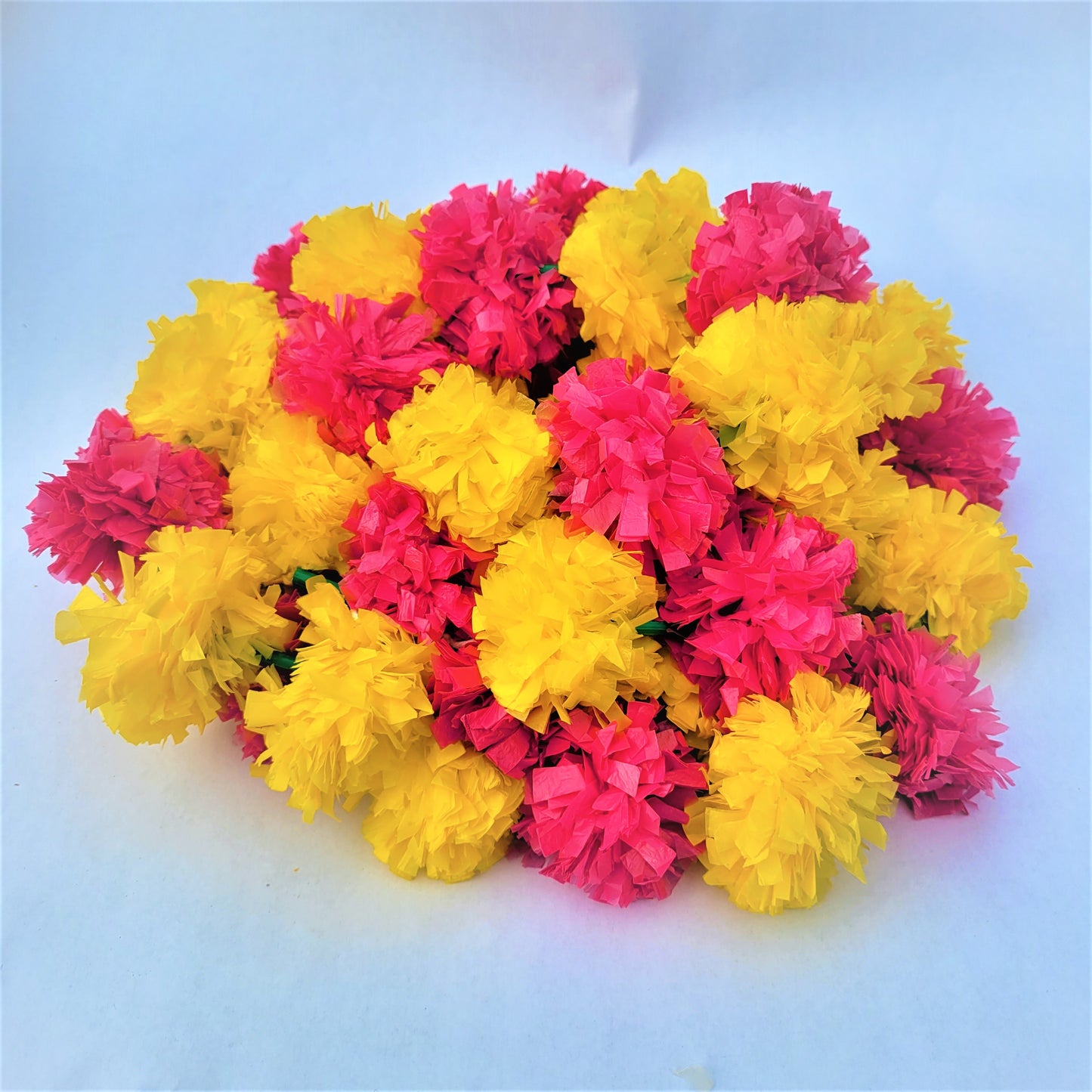 Marigold Diwali Decoration, Marigold Garlands, Garlands, Festive Decoration Pack of 4 strings