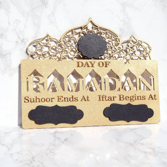 Ramadan Fasting Tracker, Iftar Time, Suhoor Time, Ramadan Deco, Ramadan Decoration