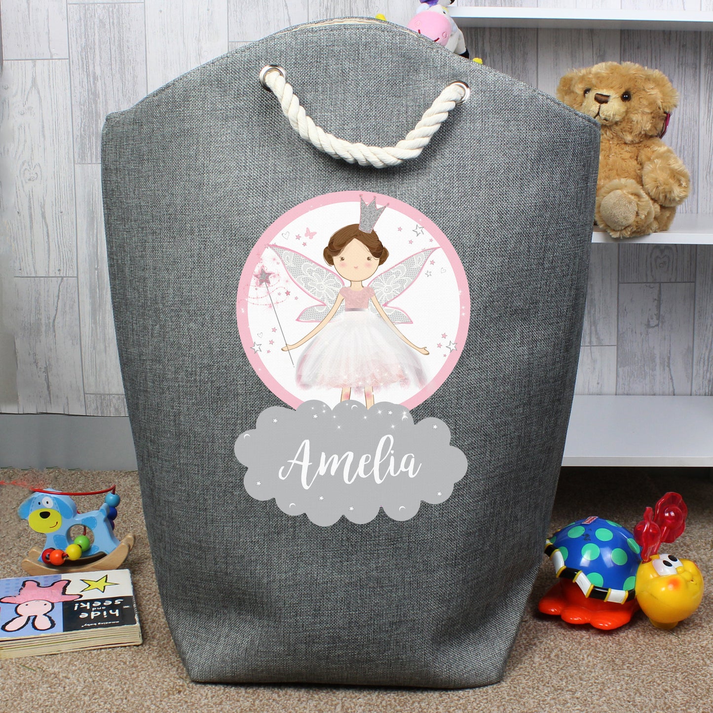 Personalised Girls Storage Bag, Laundry bag