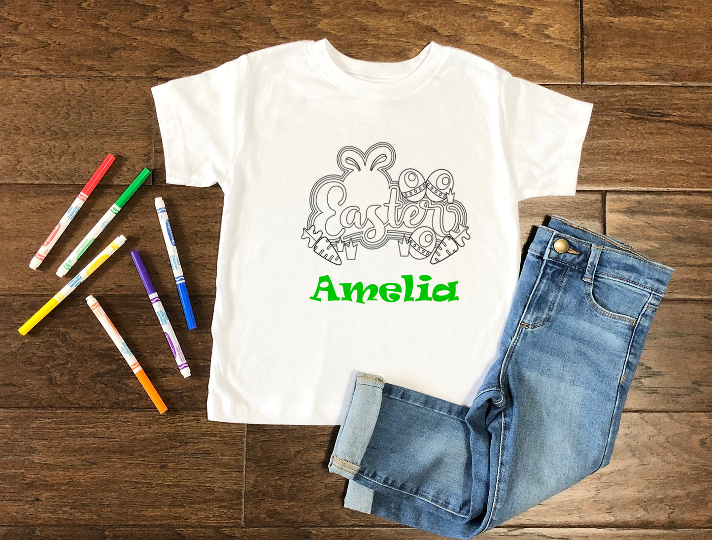Personalised Easter Kids Tshirts