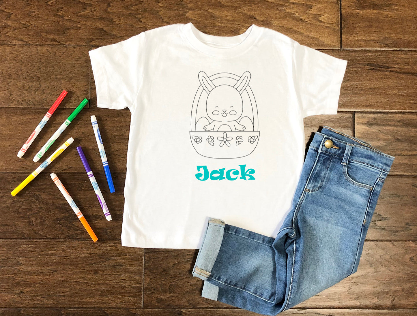 Personalised Easter Kids Tshirts