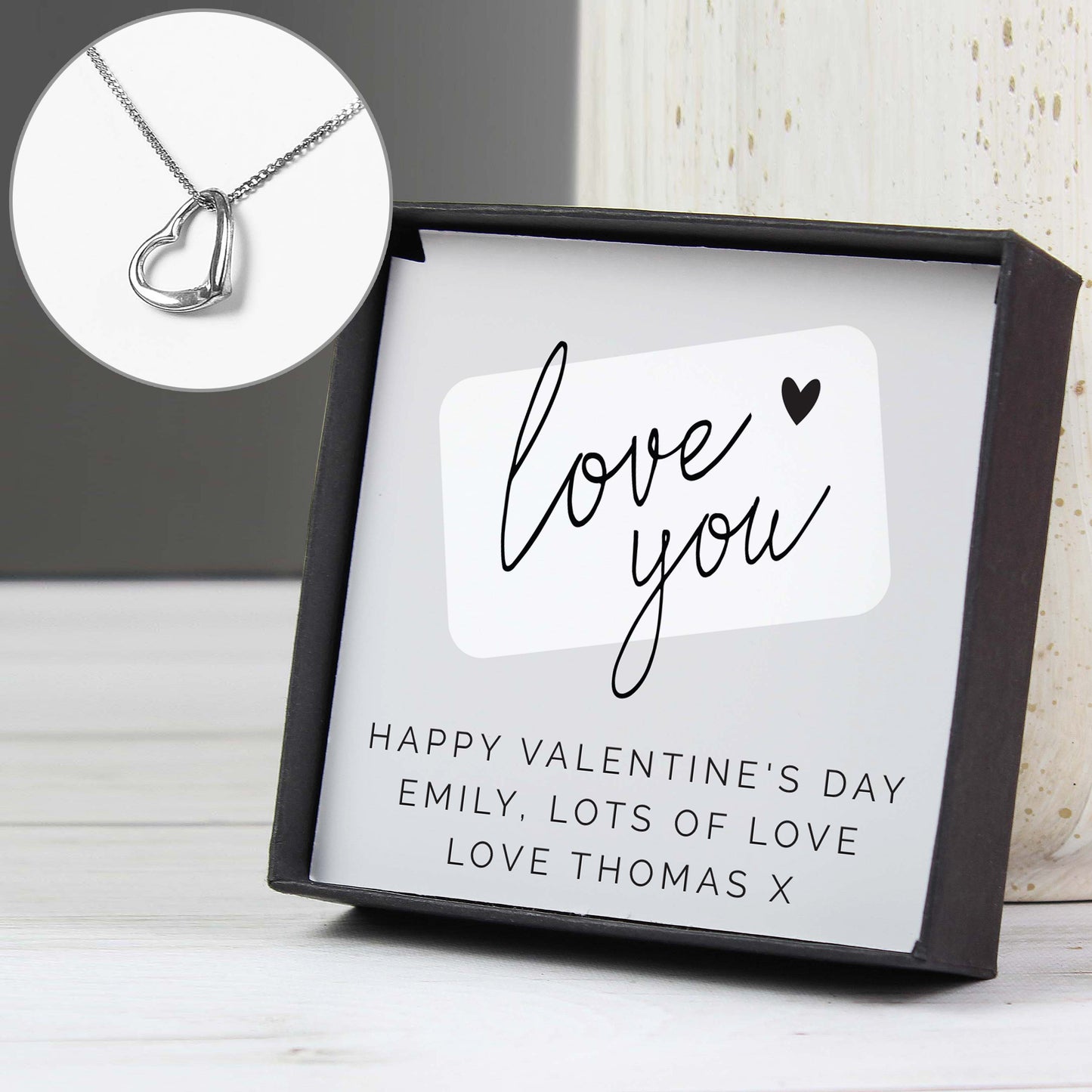 Personalised Heart Sentimental Necklace