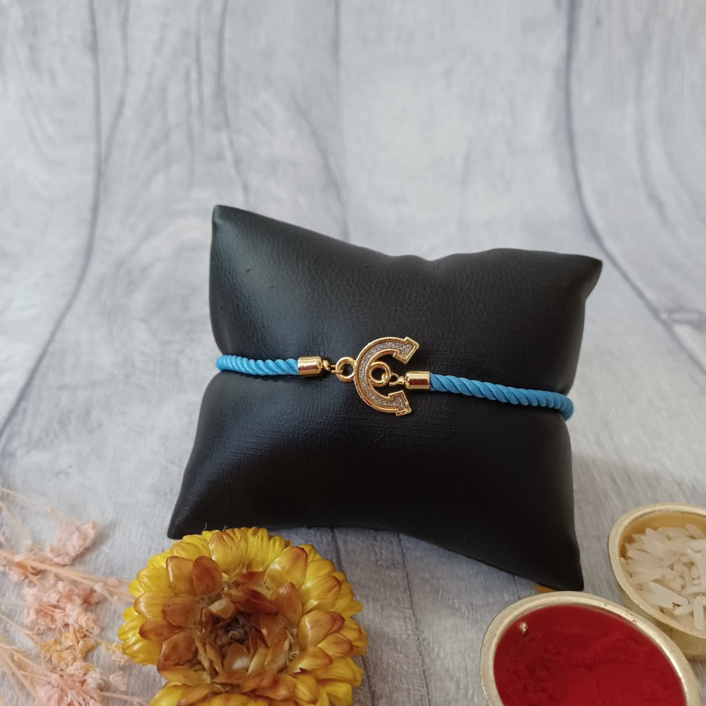 Adjustable Personalised Initials Rakhi