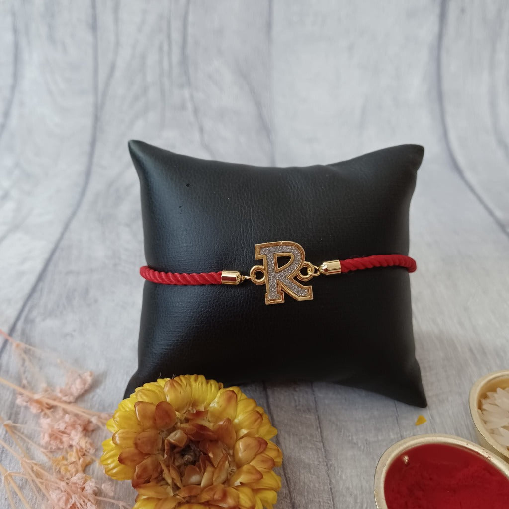 Adjustable Personalised Initials Rakhi