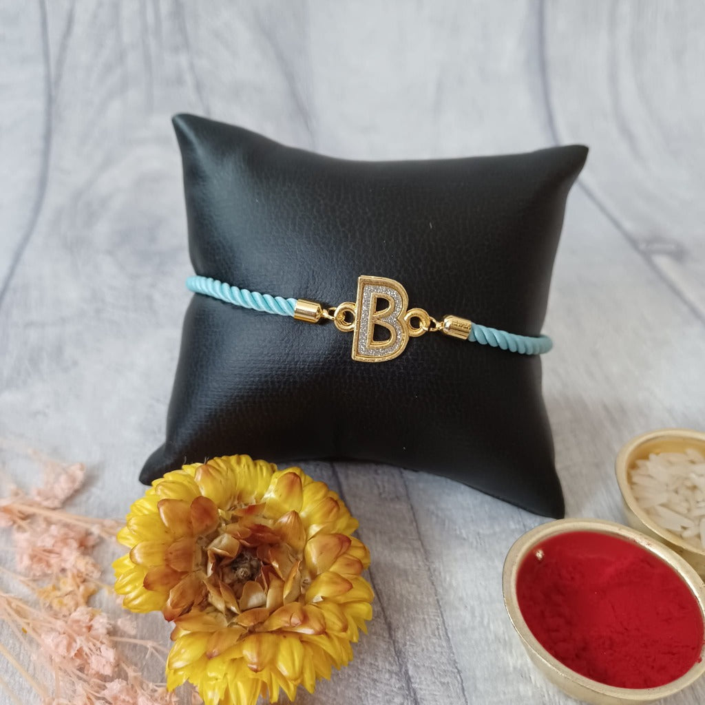 Adjustable Personalised Initials Rakhi