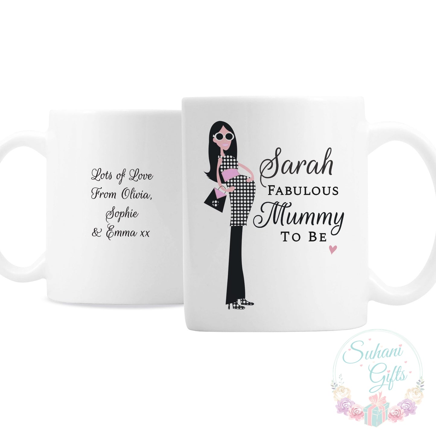 Personalised Fabulous Mummy To Be Mug-Suhani Gifts