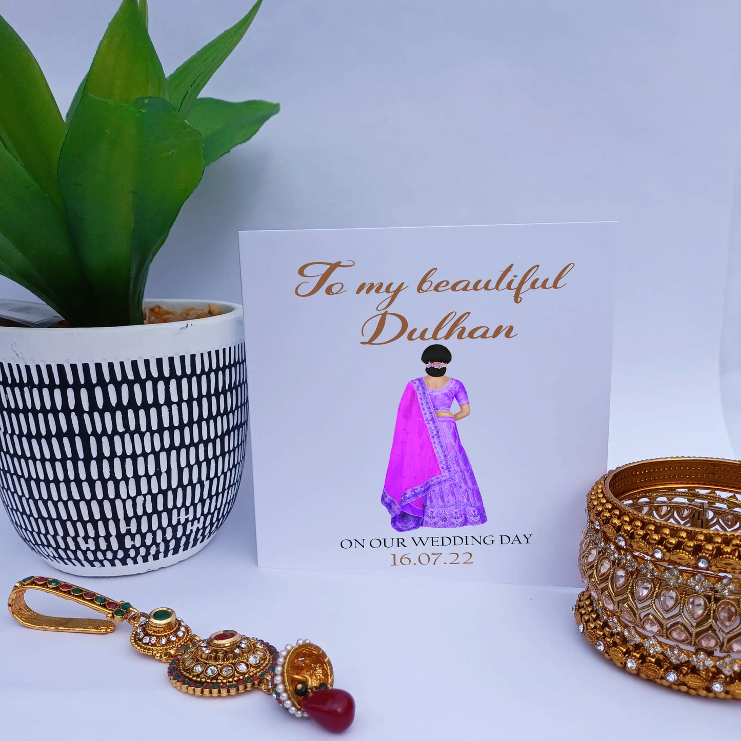 To my Beautiful Dulhan Card, Dulhan Card, Wife to be Card