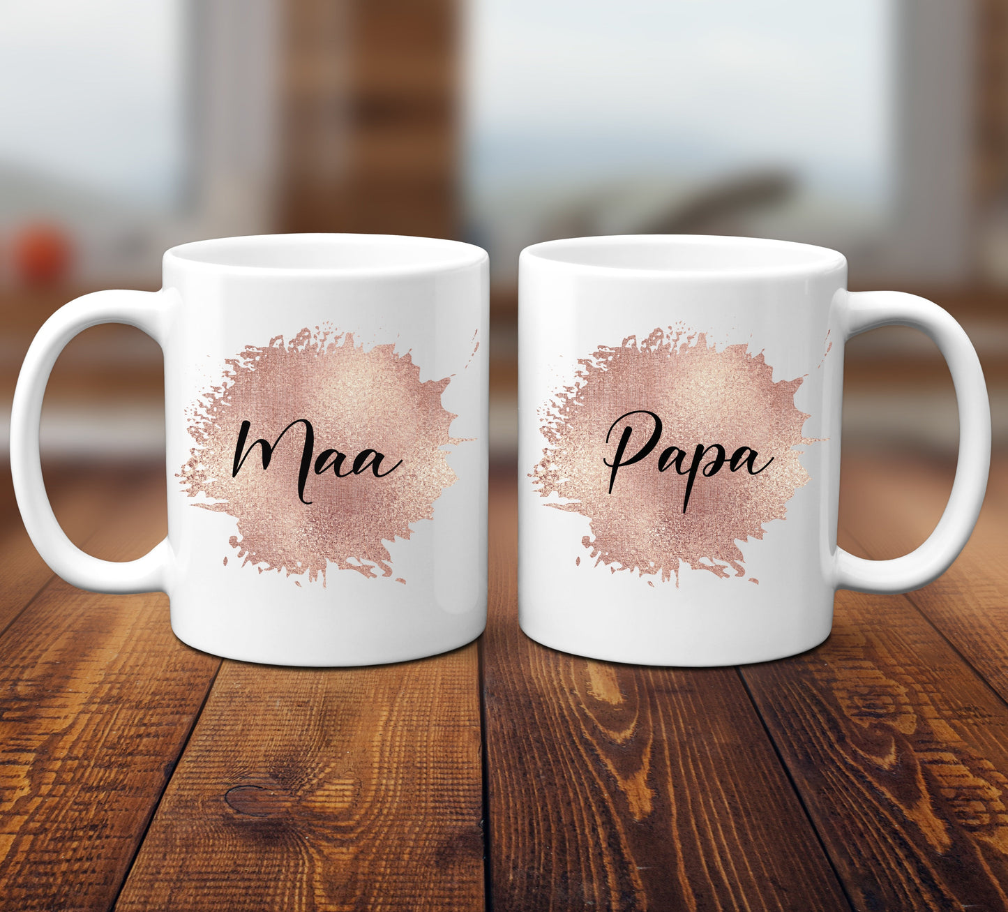 Maa & Papa Mug Set