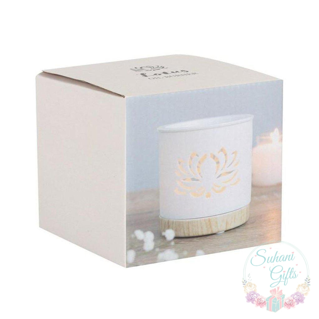 White Lotus Oil Burner-Suhani Gifts