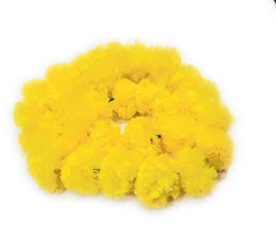 Marigold Diwali Decoration, Marigold Garlands, Garlands, Festive Decoration Pack of 4 strings