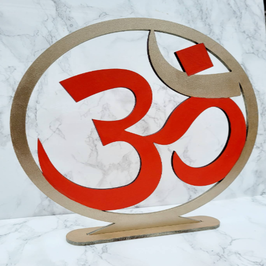 Om, Aum Sign, Decorative Om, Aum Sign, Freestanding Aum, Om Sign, Home temple decorations, Mandir Decorations