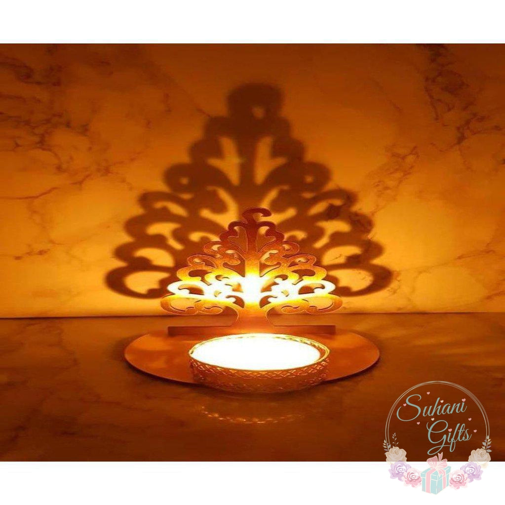 Christmas Shadow Tealight holders-Suhani Gifts