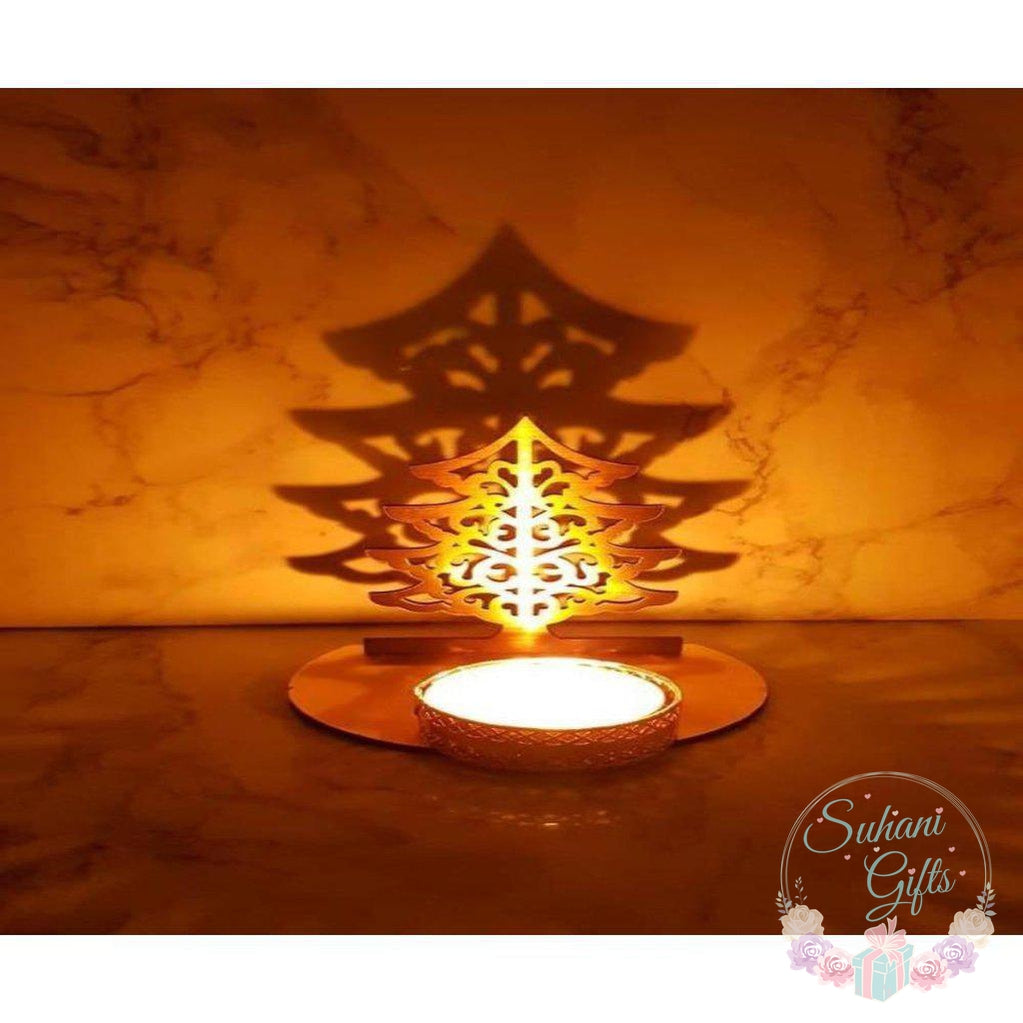 Christmas Shadow Tealight holders-Suhani Gifts