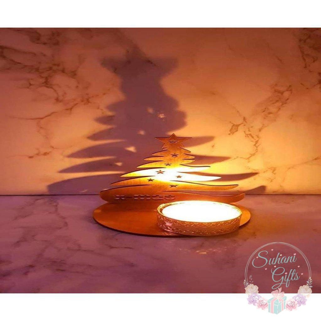 Christmas Shadow Tealight holders-Suhani Gifts