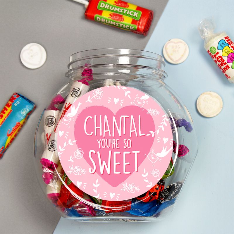Personalised You are so Sweet Jar