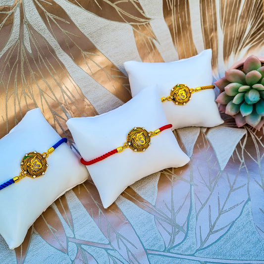 Sikh Rakhi Ek Onkar Adjustable Bracelet