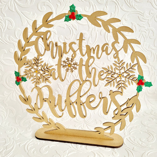 Christmas at the sign