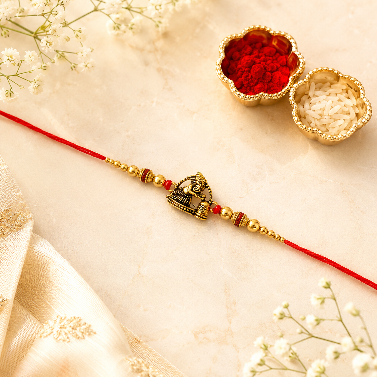 Unique Raksha Bandhan Designer Rakhi - Shivji Puja By Ganesha