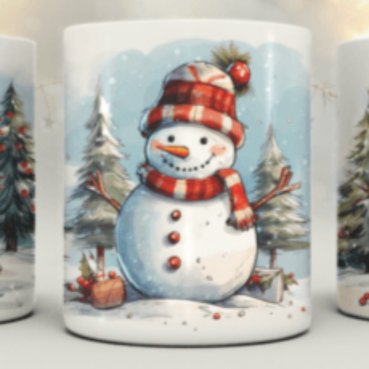 Christmas Snowman Mug