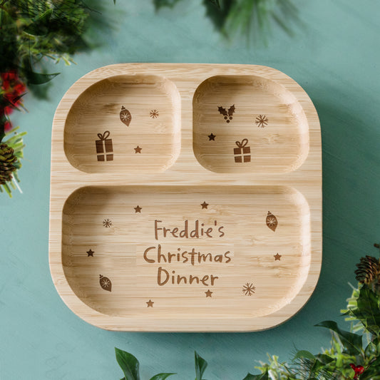 Personalised Christmas Dinner Plate