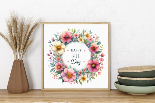 Gujarati, Hindi Mother's Day Card