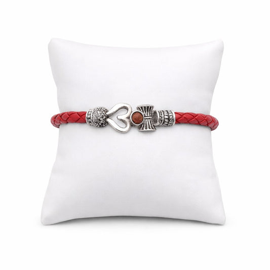 Silver or Gold Om Rakhi Bracelet – Om Shiva Shankar Spiritual Rakhi for Brother