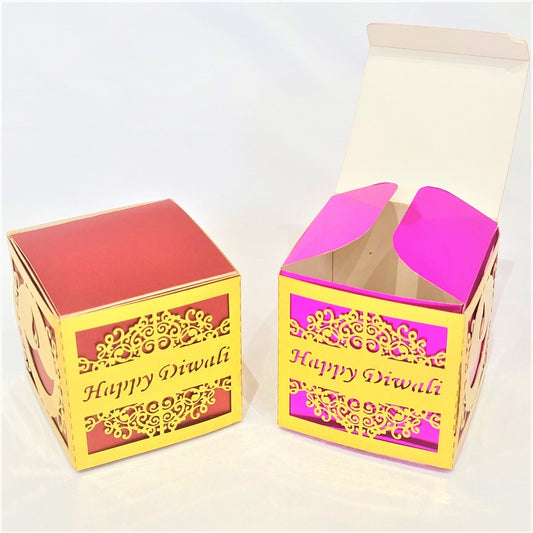 Diwali Gift Favour Boxes - Set of 5