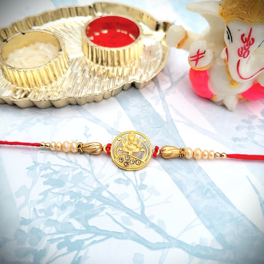 Ganesha Moti Rakhi For Raksha Bandhan