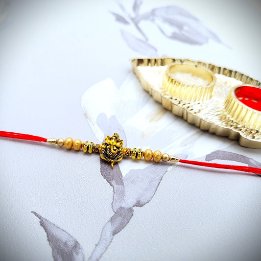 Rakhri - Rakhi 2022 Design Ganesha Gives Blessings