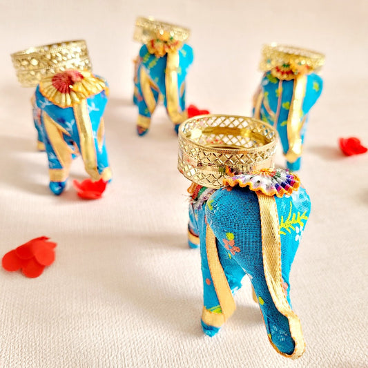 Elephant Tea Light Candle Holder Diwali Home Decor