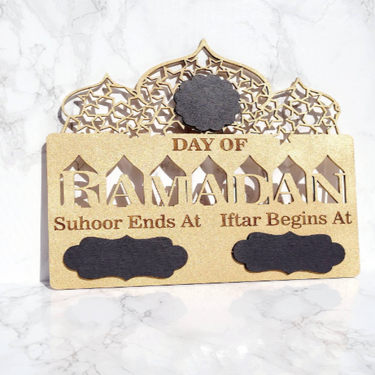 Ramadan Fasting Tracker, Iftar Time, Suhoor Time, Ramadan Deco, Ramadan Decoration