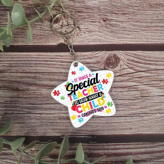 Special Teacher Keyring