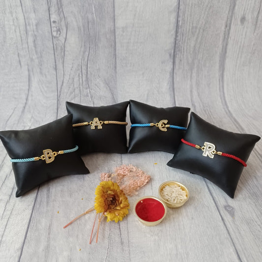 Adjustable Personalised Initials Rakhi