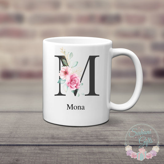 Personalised Initial and Name Mug-Suhani Gifts