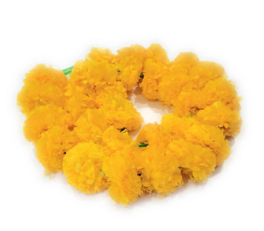 Marigold Diwali Decoration, Marigold Garlands, Garlands, Festive Decoration Pack of 4 strings