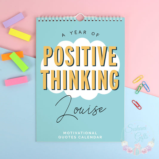 Personalised A4 Motivational Quotes Calendar - Suhani Gifts