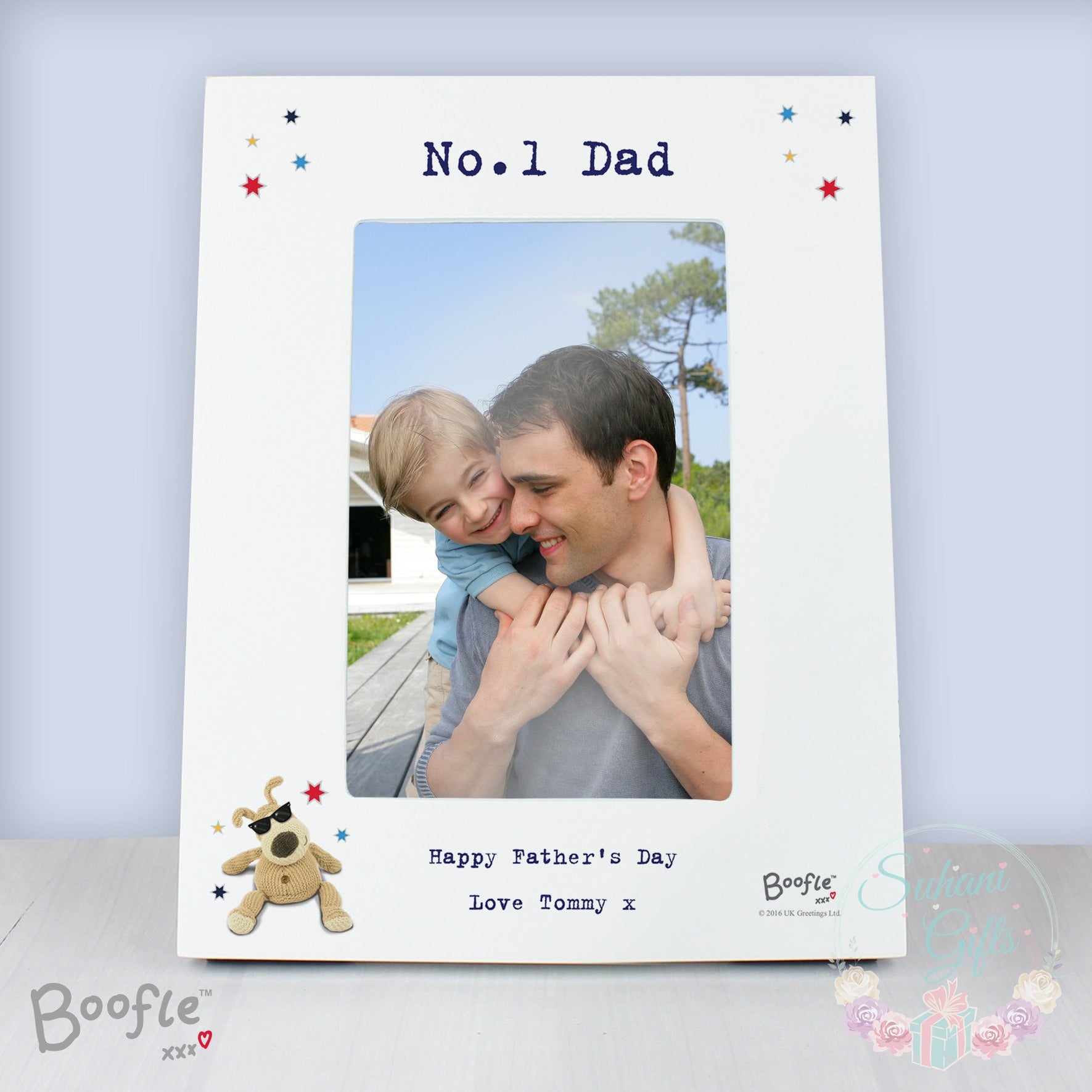 Personalised Boofle Stars 4x6 Photo Frame - Suhani Gifts