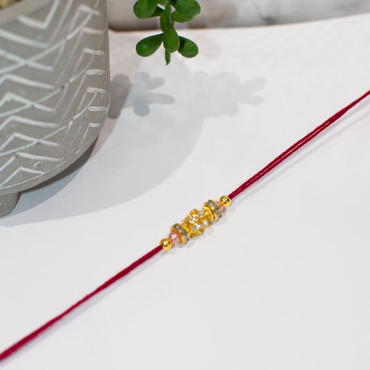 Simple Bead and Pearl Rakhi/Rakhris,