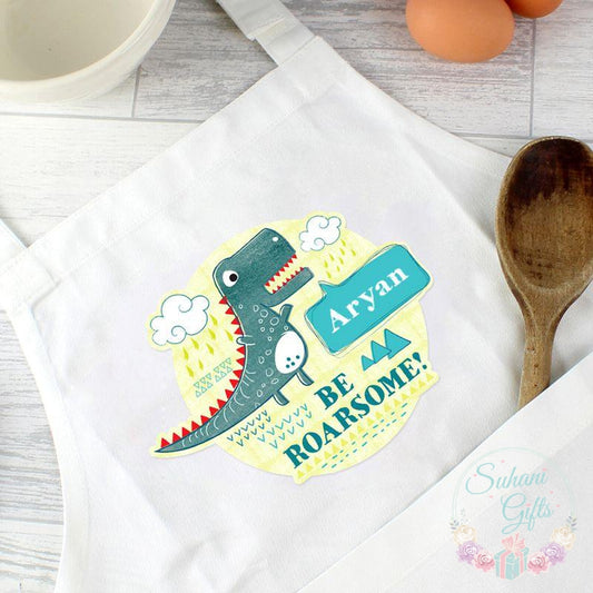 Personalised Dinosaur Children's Apron-Suhani Gifts